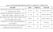 beat365亚洲版官网关于上报 2024年河南省高等教育教学改革研究与实践项目立项推荐公示